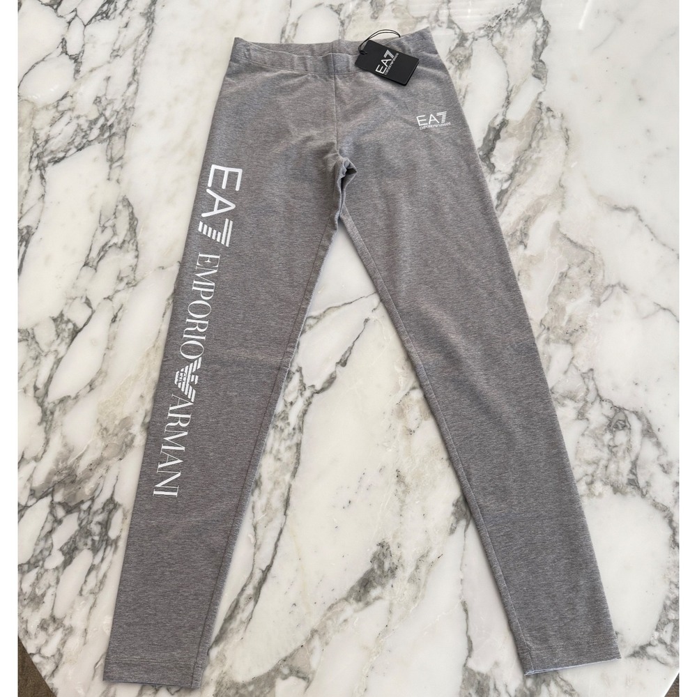 NWT  Emporio Armani EA7 Leggings Women Gray XXS‎